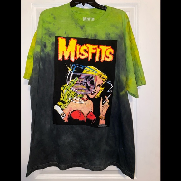 Misfits Other - Misfits die die my darling dip dye tee shirt 2XL L